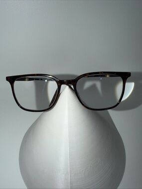 Nautica N8184 206 Dark Tortoise Rectangular Unisex Eyeglass Frame Only 51-18-145